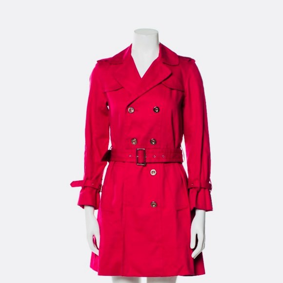 Marc Jacobs Jackets & Blazers - Marc by Marc Jacobs Magenta Trench Coat Small